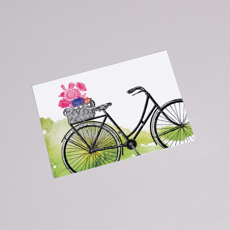 PEDRO PEDAL Postkarte / Grusskarte
