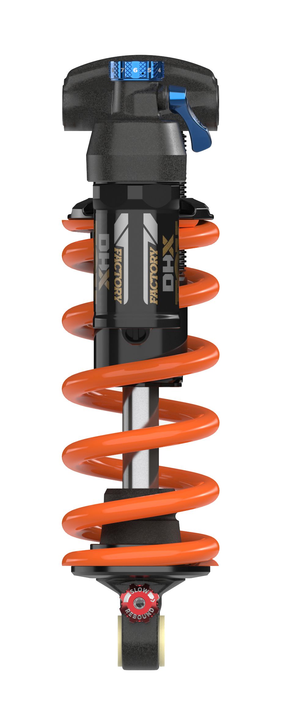 Dämpfer DHX FS 2pos-Adj Trunnion / 185 x 52.5