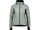 ARETE MERINO Damen-Loftjacke / eucalyptus / S