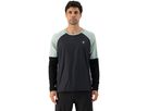 TARN WIND Herren-Merino-Langarmshirt mit Windschutz / glacier/black / L