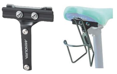 SBH-80 Adappter für 1 Bidonhalter / grau