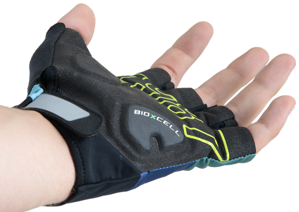 1987 TEAM Unisex-Kurzfingerhandschuhe / marineblau / 3XL