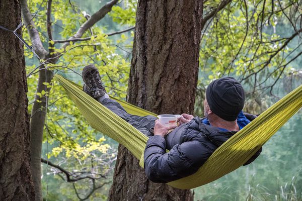 TRAVEL HAMMOCK KIT Hängematte / grün