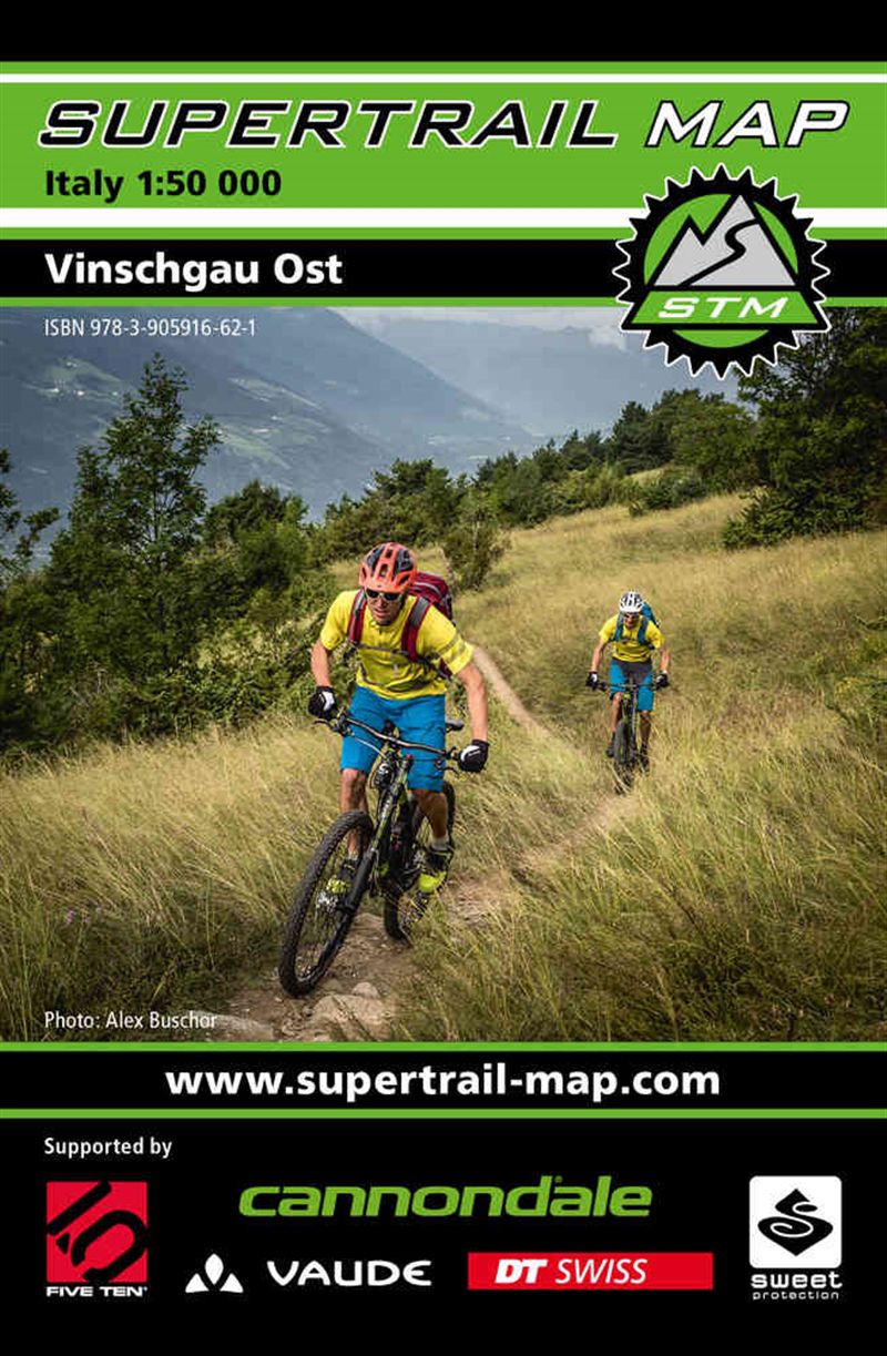 SUPERTRAIL MAPS Bike-Karten Italien / LAGO DI GARDA NORD