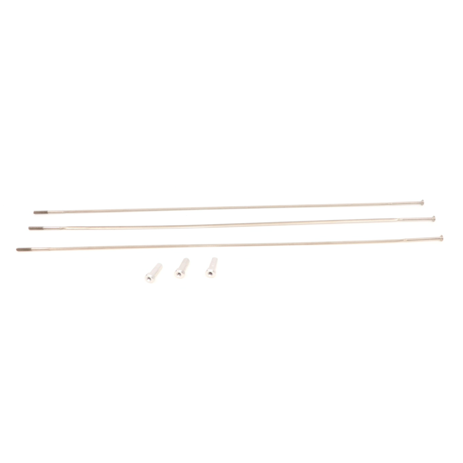 Spoke and Nipple 260mm CX-Ray Straight Pull Qty 3 / silver