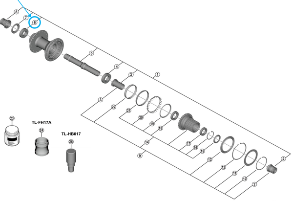 Industrielager FH-M8210-B 15X28X7