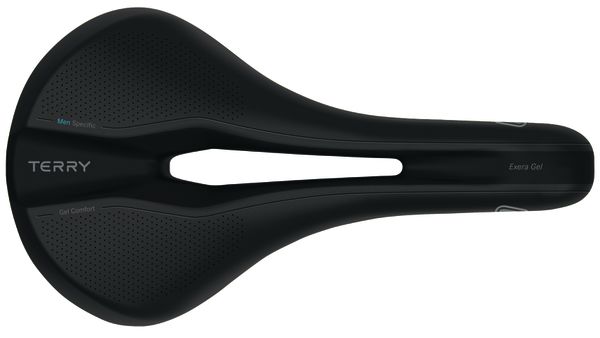 Sattel Fisio Flex Gel Man / schwarz / 172 mm, Standard 9-12 cm