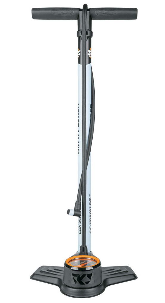 Standpumpe Air-X-Plorer 10.0 Clik Valve / schwarz-sky blue