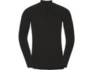 PERFORMANCE ECO 1/2 Zip Herren-Langarmshirt / schwarz / XXL