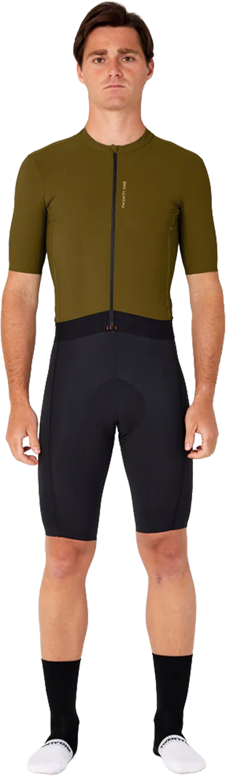 GRAVEL 2.0 Herren-Kurzarmtrikot / kaki / S