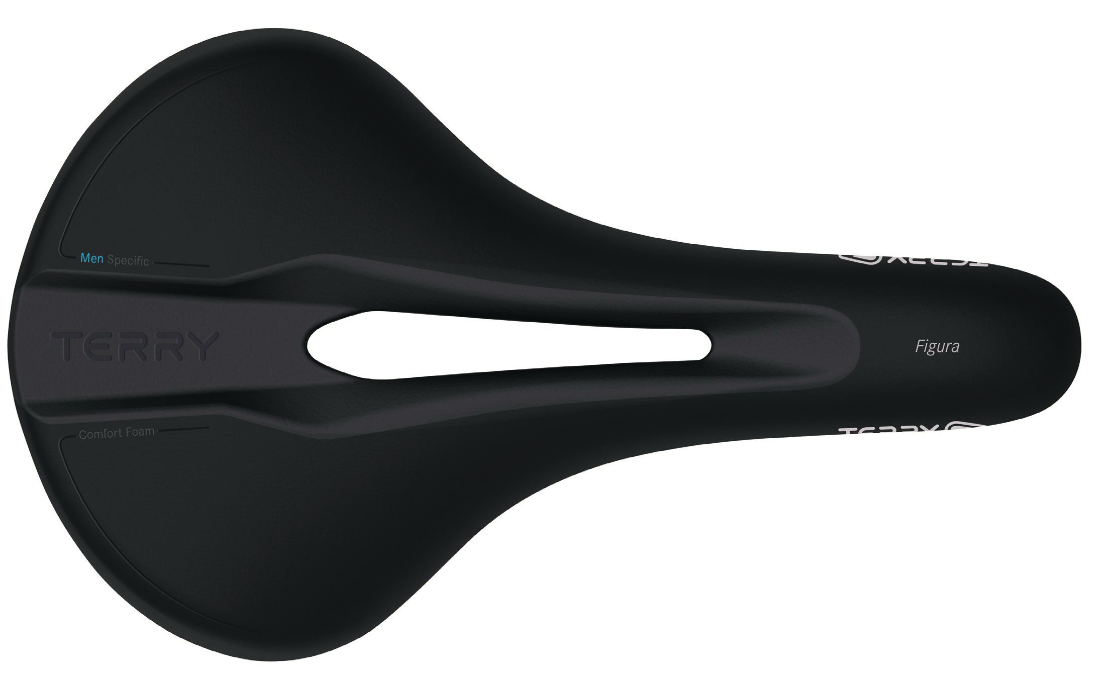 Sattel Figura Man / schwarz / 169 mm, Standard 9-12 cm