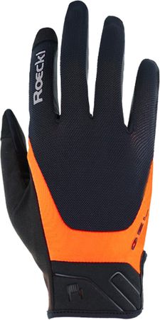 MORI 2 GEL Unisex-Langfingerhandschuh / black/fluo orange / 3XL=12