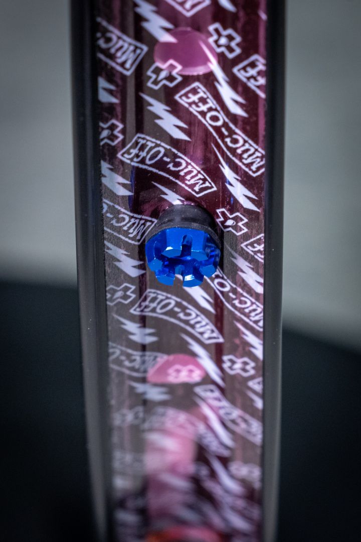 V2 Tubeless Ventil Kit / Blue / 44 mm