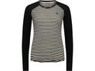 ICON RAGLAN Damen-Merino-Langarmshirt / mr stripe/black / L