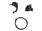 Scheibenbremsen-Set Dura-Ace BR-R9270 und ST-R9180 / Schwarz / hinten, Hebel rechts, 12, 170 cm