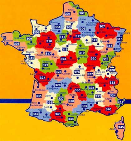 FRANKREICH Strassenkarten 1:150000 / 345 CORSE-DU-SUD, HAUTE-CORSE