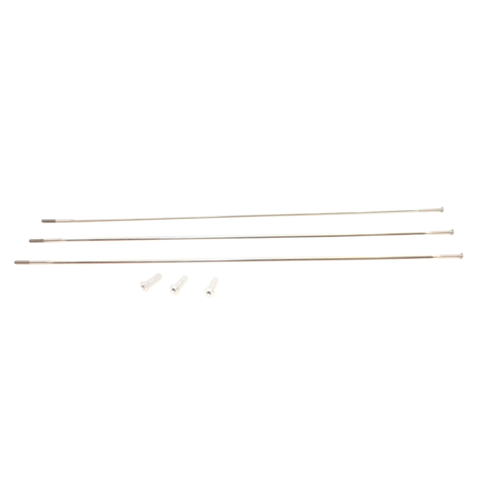 Spoke and Nipple 272mm CX-Ray Straight Pull Qty 3 / silver