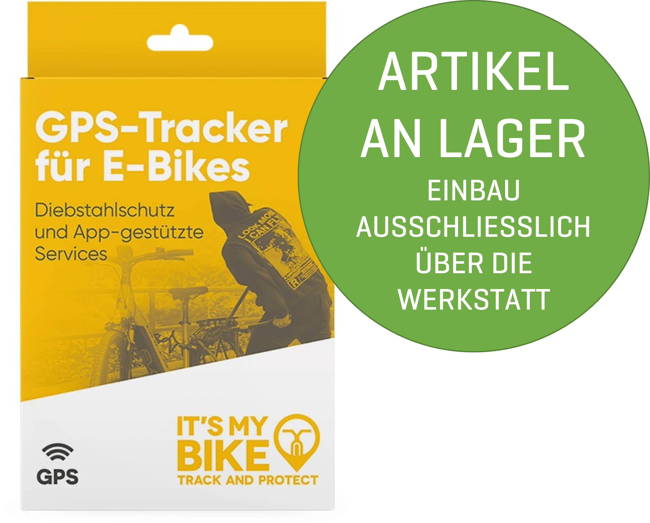 IT'S MY BIKE GPS-Tracker für E-Bikes / schwarz / Pseudoartikel