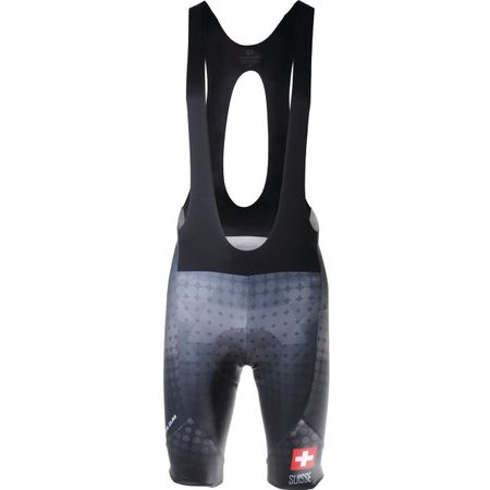 ELITE Interval Graphic Bib Short Suisse Ed. 2.0 / schwarz / S