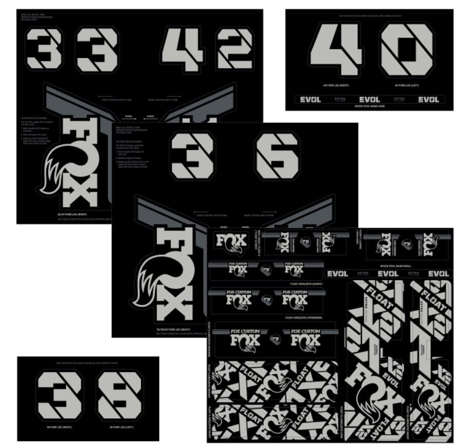 Decal 21 Custom Fork & Shock / Battleship grey