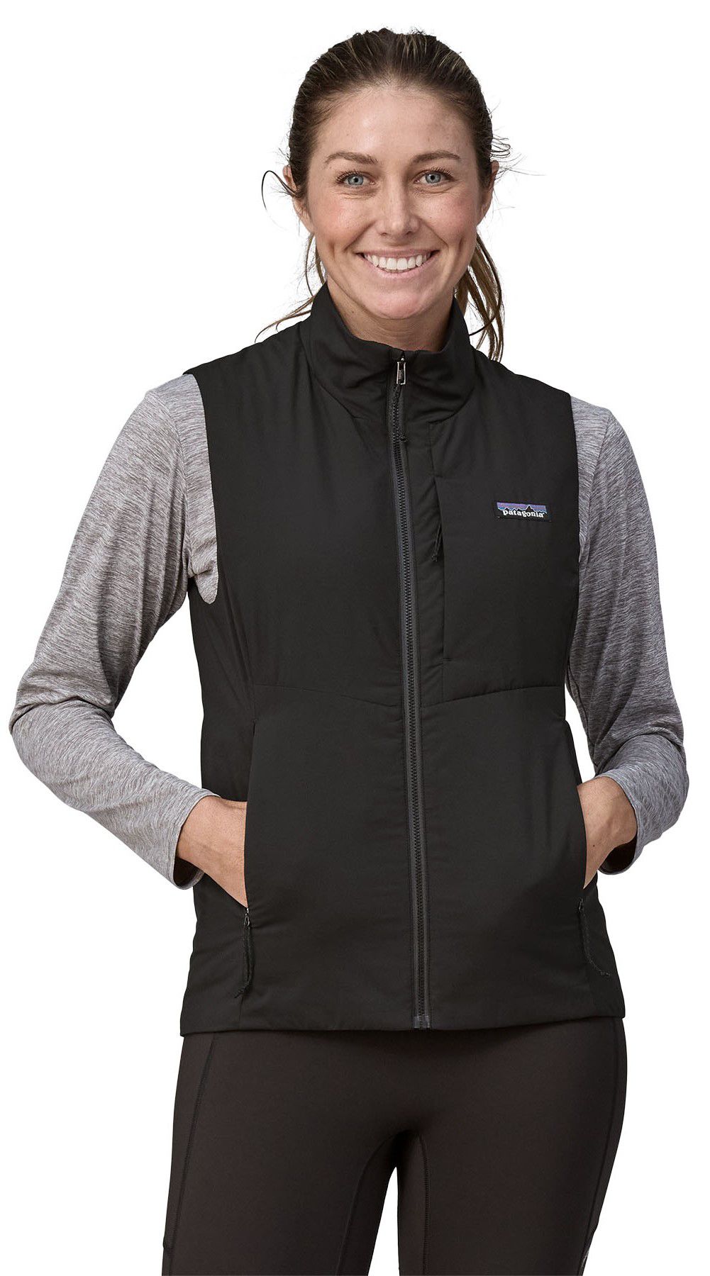 NANO-AIR LIGHT Damen-Windweste / black / XL