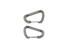 Multifunktions-Karabiner SET / grey / Gross, 2er Set