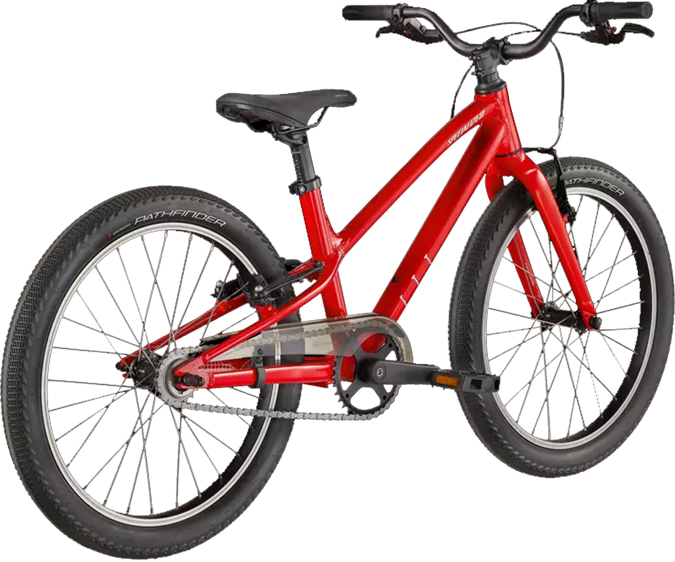 JETT 20 SINGLESPEED Kinder- und Jugendvelo / gloss flo red white / 20 ZOLL