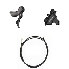 Scheibenbremsen-Set CUES BR-U6030 mit ST-U6030 / schwarz / hinten, Hebel rechts, bremsen, schalten, 10/11, 170 cm