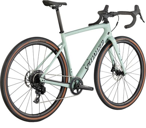DIVERGE SPORT CARBON Gravelbike / gloss ca white sage oak black chrome clean / 58 CM