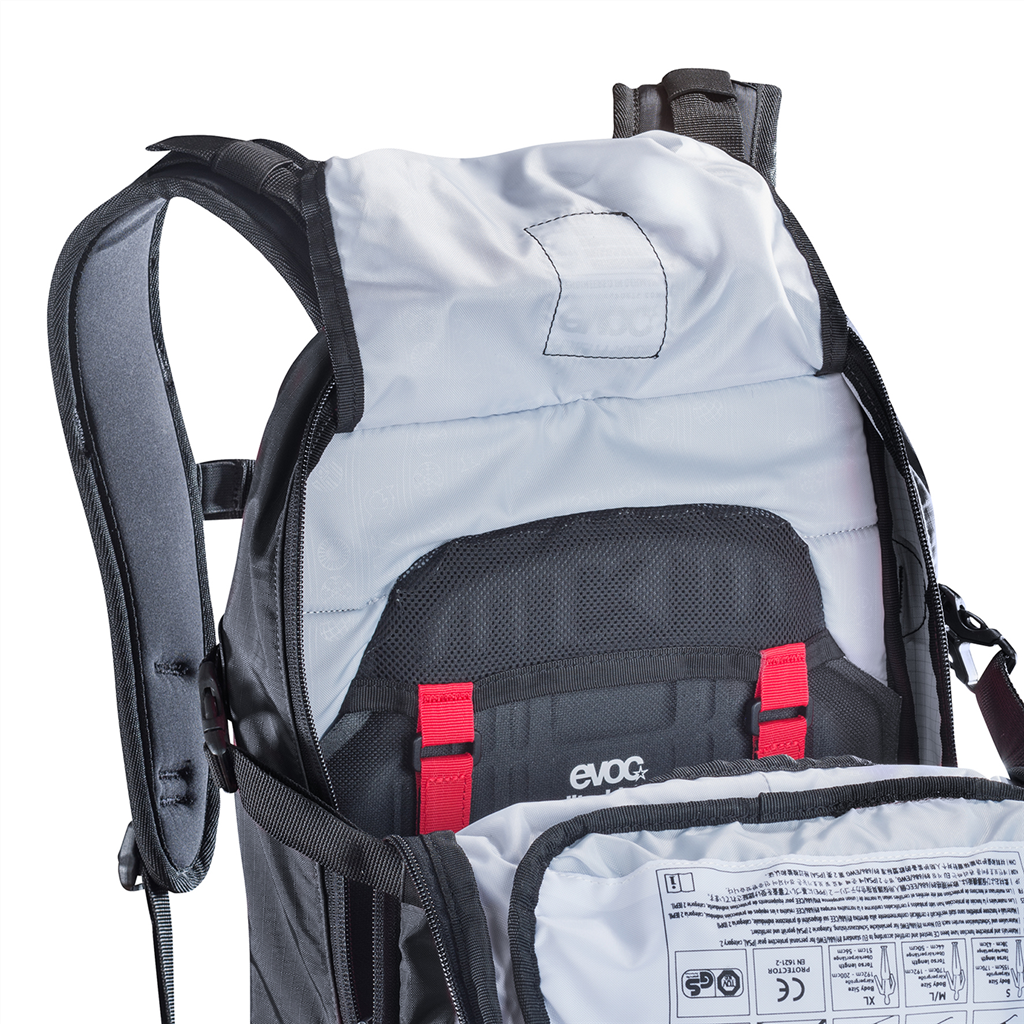 FR ENDURO BLACKLINE, 16l, Protektorenrucksack / black / S