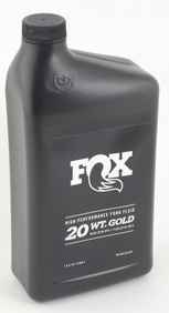 Federgabel-Service und -Pflege - FOX OIL BATH FLUID 20WT Gold Tauchrohrschmieröl Fit Gabeln von FOX