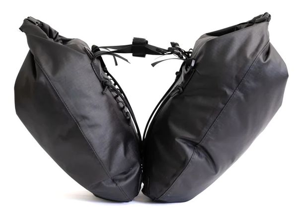 DRY-LITES Hinterradtaschen (Duo) / black / 28 L