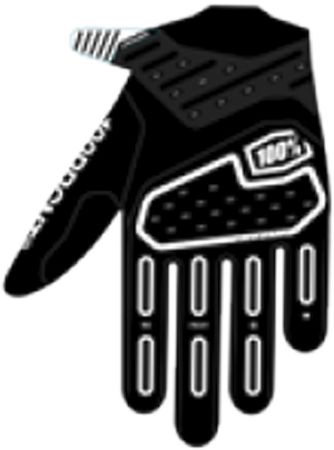 AIRMATIC Youth Gloves / black / L