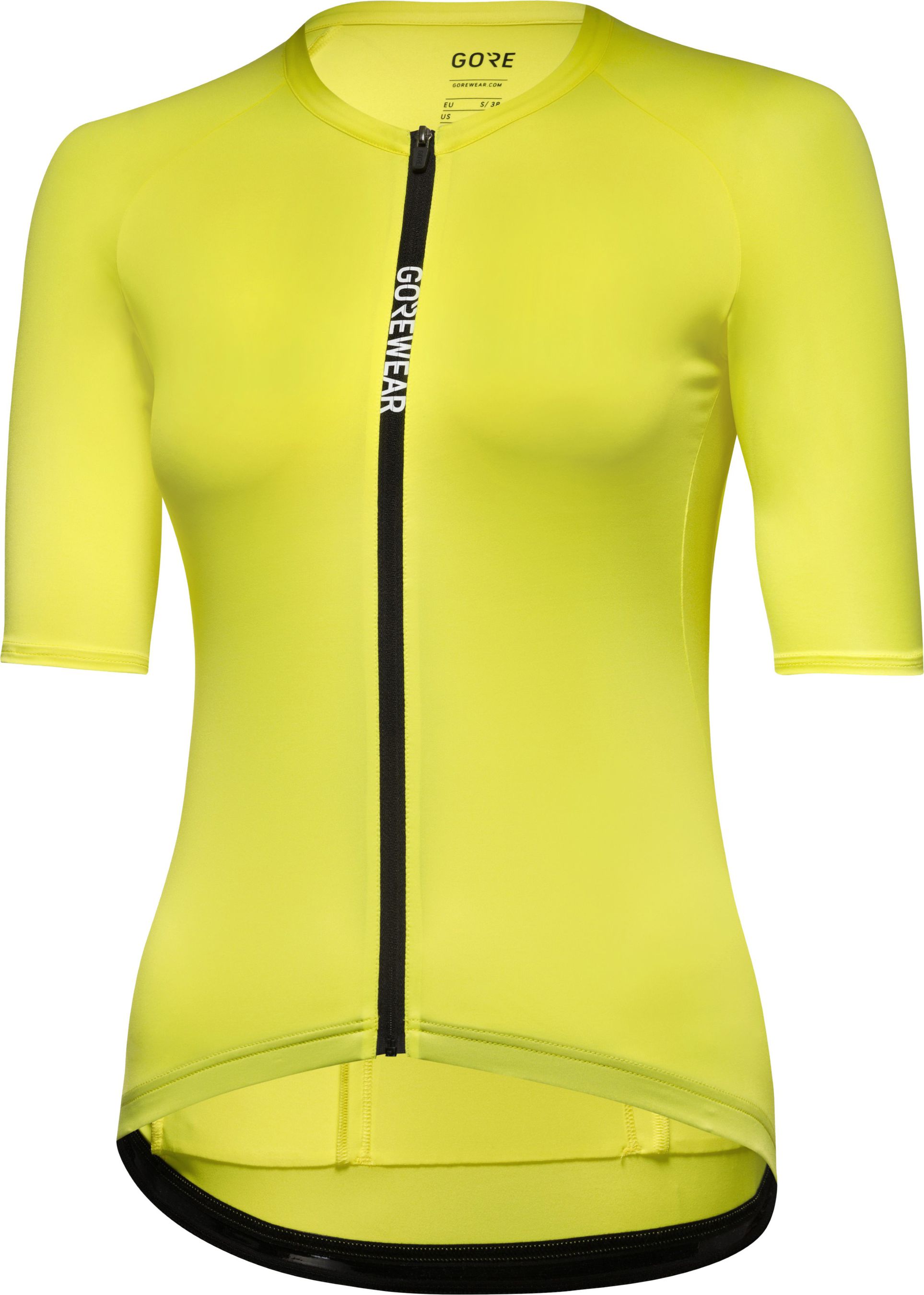 SPINSHIFT Damen-Kurzarmtrikot / washed neon yellow / 38