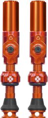 Tubeless Valves Big Bore Hybrid / Orange / 65 mm