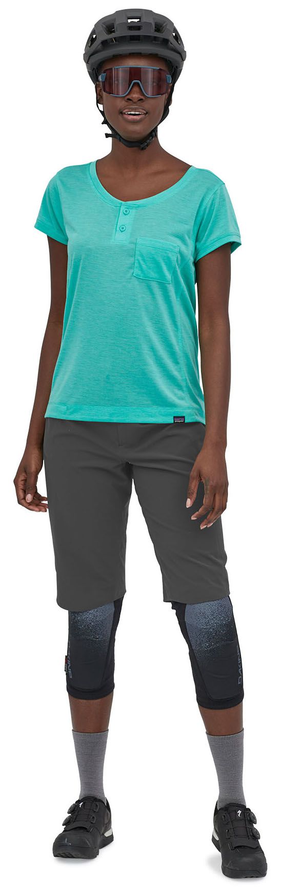 DIRT ROAMER Damen-Bikeshorts / black / S=6