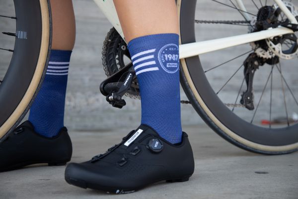 1987 TEAM Velosocken / dunkelblau / M=40-43