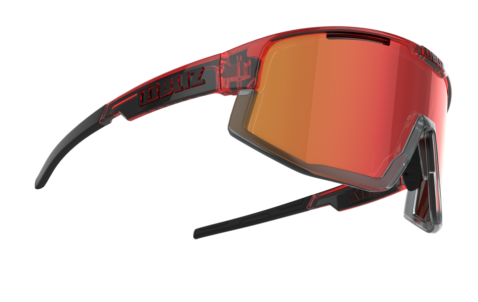 FUSION Sportbrille / transparent red
