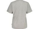 BONETTEM Damen-Kurzarmshirt / grey melange / XL