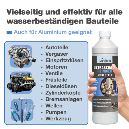 Bio-Chem Ultraschallreiniger Werkstatt / Flasche, 1000 ml