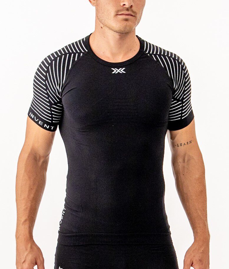 Men Invent 4.0 LT Shirt SH SL / Opal Black/Actic White / S