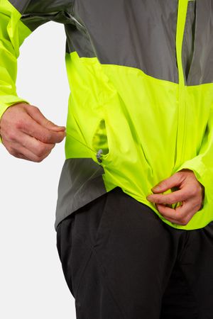 URBAN LUMINITE EN1150 Herren-Regenjacke / neon-gelb / S