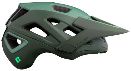 LAZER Unisex MTB Jackal KinetiCore Helm / matte dark green / M