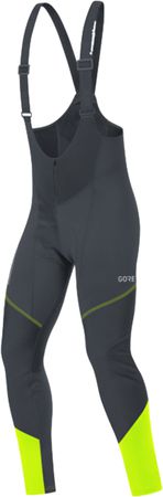 C3 GWS Herren-Softshell-Trägerhose / black/neon yellow / XXL