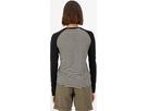ICON RAGLAN Damen-Merino-Langarmshirt / mr stripe/black / L