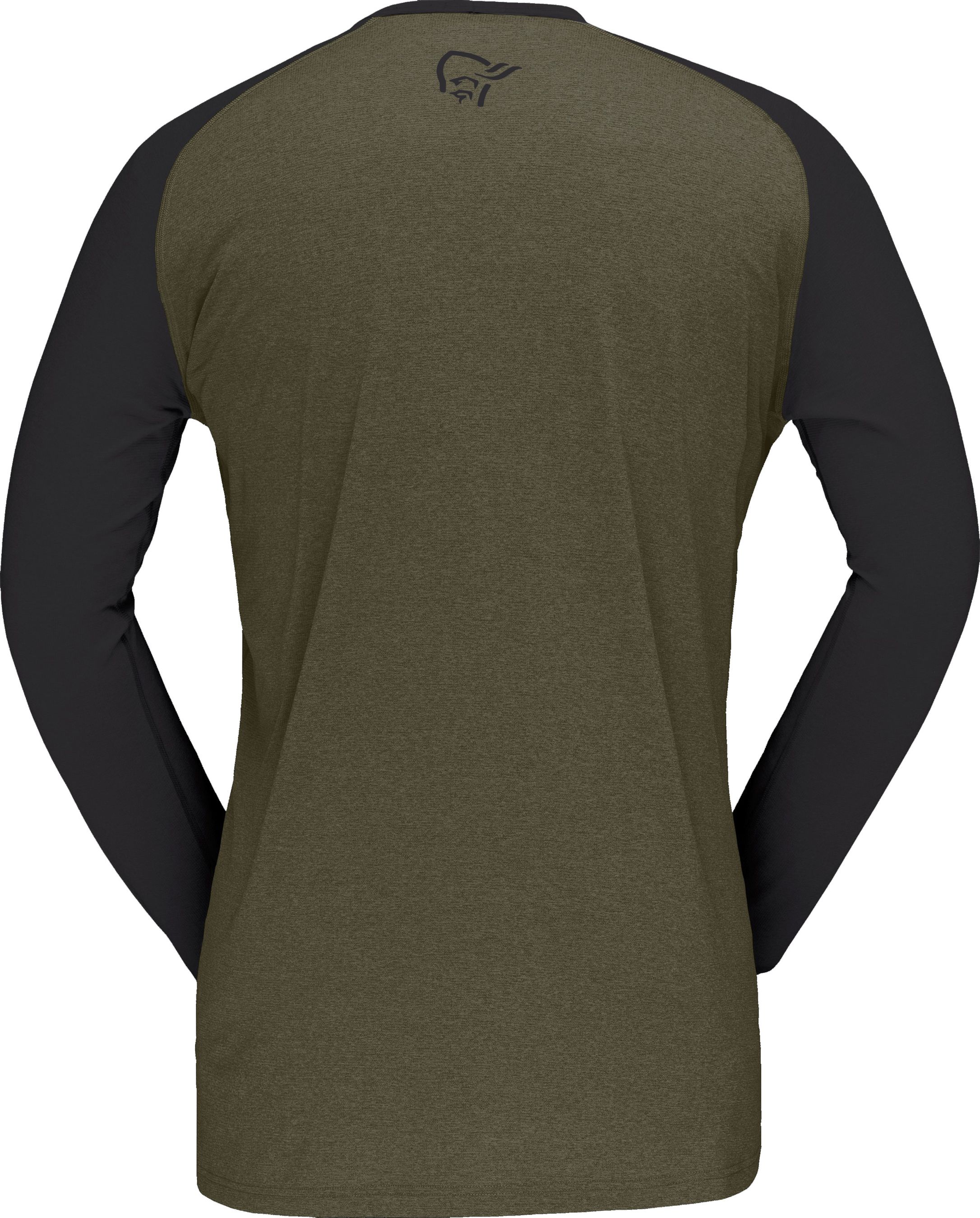 FJØRÅ  EQUALISER Herren-Langarmshirt / olive night / M