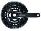 Kettenradgarnitur Deore FC-T6010 Triple 10-Gang / schwarz / 170 mm, Box