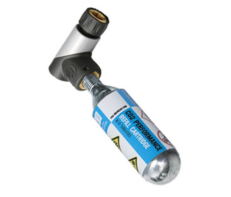 CO2-Adapter inkl. 1 x 16 gr Patrone schwarz / schwarz