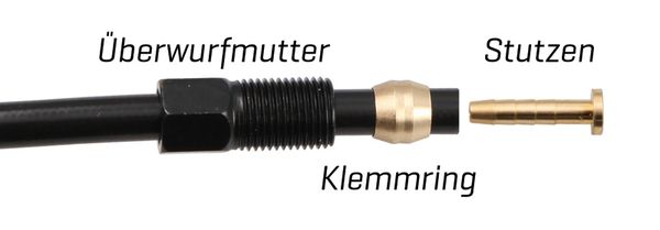SM-BH90 KLEMMRING und STÜTZHÜLSE für Bremsleitung / für SM-BH90