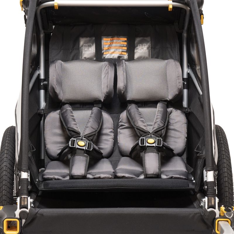 PREMIUM SEAT PADS für Kinderanhänger / schwarz